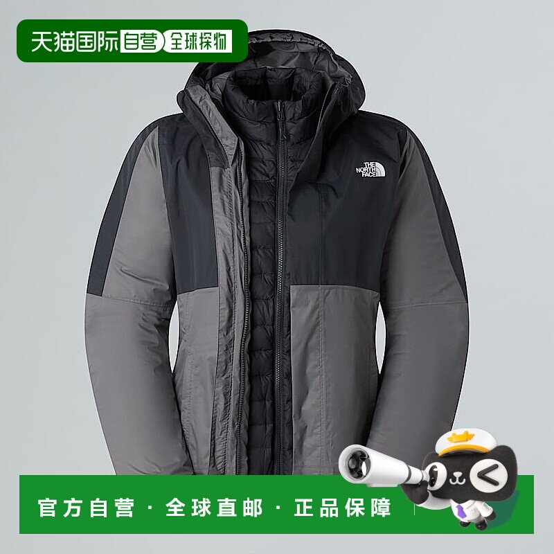 自营欧洲直邮北面 DryVent 3合1女士羽绒保暖外套 THE NORTH FACE