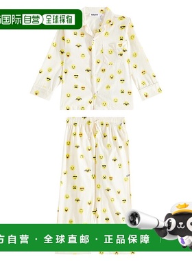 香港直邮Molo 女童 Lex 印花棉质睡衣童装 white白色 舒适时尚