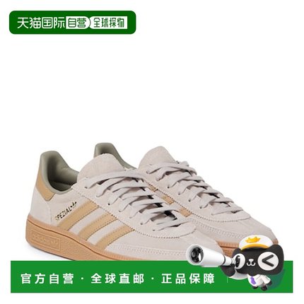 1h可退 香港直邮Adidas 女童 Handball Spezial 绒面革运动鞋童鞋