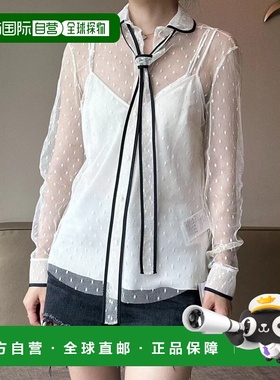 1h可退 香港直邮Red Valentino 红 华伦天奴 女士 特  白色蝴蝶结