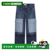 香港直邮Chloe 蓝色牛仔裤 蔻依 1h可退 女童 Chloe 童装 C20232Z1