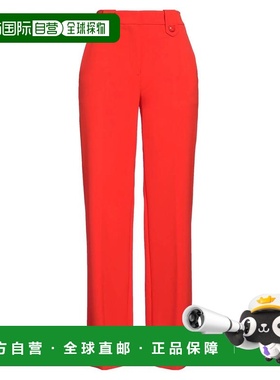 香港直邮Moschino 莫斯奇诺 女士 休闲长裤 red红色 舒适时尚