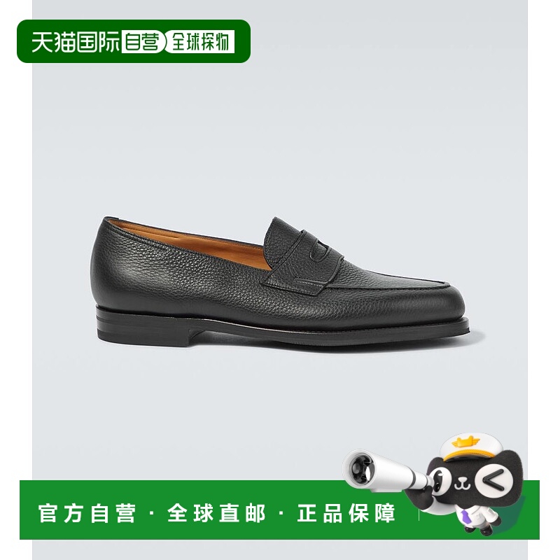 香港直邮John Lobb 男士 Lopez 皮质乐福鞋 black黑色 舒适时尚