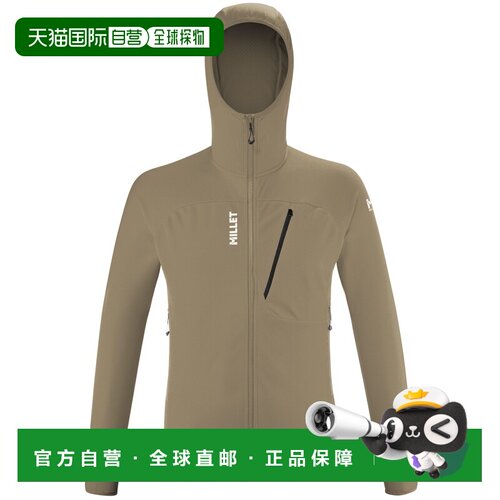自营欧洲直邮Millet觅乐 LOKKA III 男士抓绒衣 夹克米色