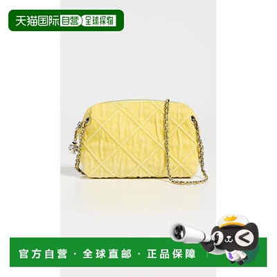 香港直邮Tory Burch 托里 伯奇 女士 Fleming 牛仔布柔软斜挎包