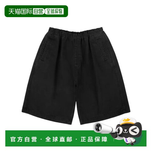 1h可退 entire studios 松紧腰短裤 ESUW255005BL