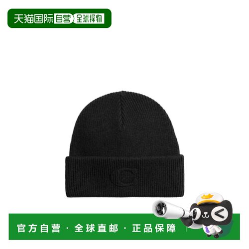 香港直邮COACH 男士帽子 CCL44BLK AW2025 黑色 【付后1h可退】