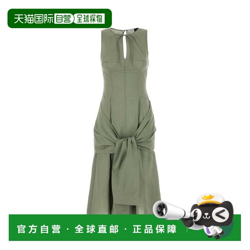 香港直邮LOEWE 女士连衣裙 S616Y09XB4SAGE SS2025 绿色