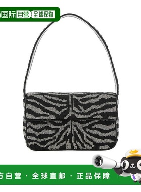 香港直邮Staud 徽标单肩包 2089204BKWH