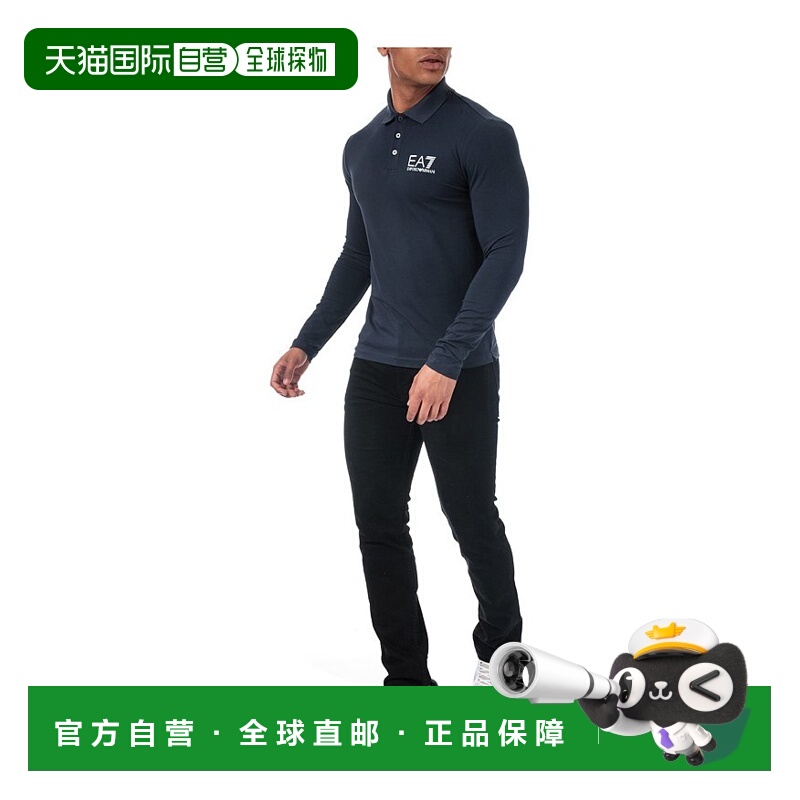 香港直邮EA7 Emporio Armani 海军蓝长袖POLO衫 6ZPF54PJ18Z