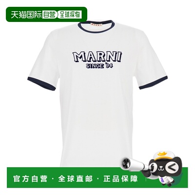 香港直邮Marni 标志T恤 HUMU0198MPUSCY91男装