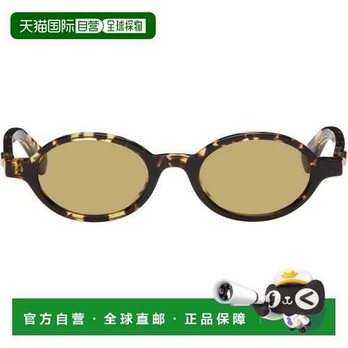 Bottega Veneta 葆蝶家 女士 黑色 Classic Oval 太阳镜配饰