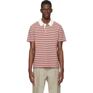 COHMZH26565BAC 香港直邮A.P.C. 驼色 Polo 衫 Oscar 男士 红色