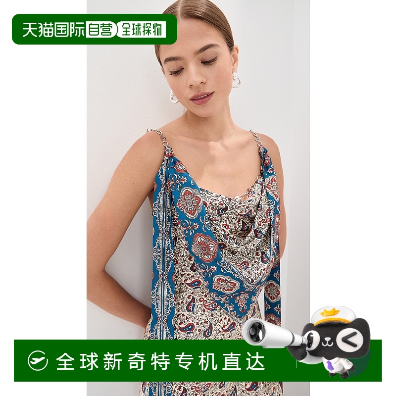 1h可退 香港直邮Rabanne 女士 长袍连衣裙