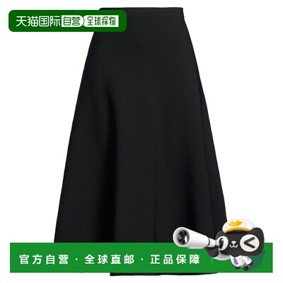 香港直邮THEORY 希尔瑞 女士 中长半身裙 black黑色 舒适时尚