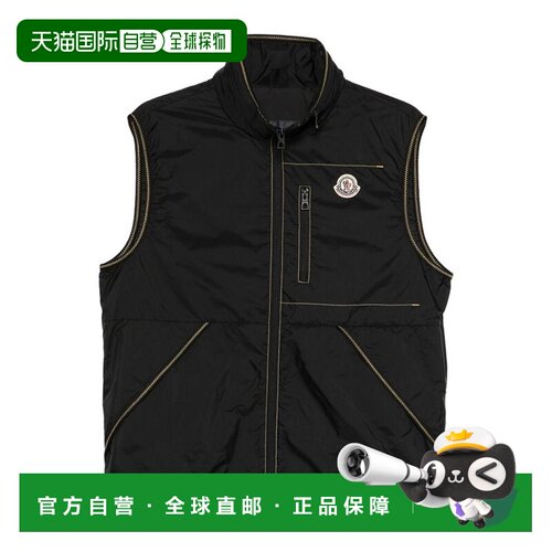 1h可退 香港直邮MONCLER 男士马甲 L10911A0016753A5E999 CO 黑色