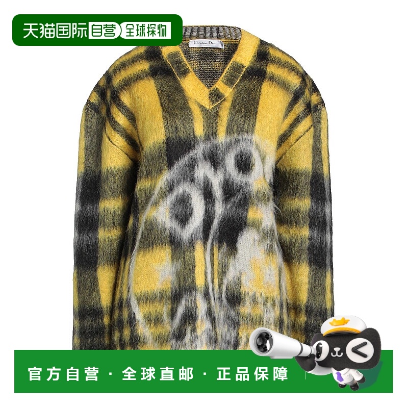 香港直邮DIOR 迪奥 女士 毛衣 yellow黄色 舒适时尚