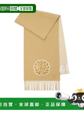 1h可退 香港直邮BURBERRY/博柏利 26SS B Crest 羊绒围巾 Women