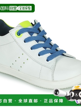 欧洲直邮Little Mary 男孩 DUSTIN 低帮板鞋 白色运动鞋