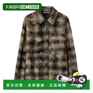 PMGE043F24FAB001长袖 格纹衬衫 Angels 香港直邮Palm