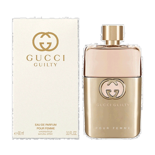 欧洲直邮Gucci古驰罪爱女士浓香水90ml柑橘花香调香氛喷雾正品