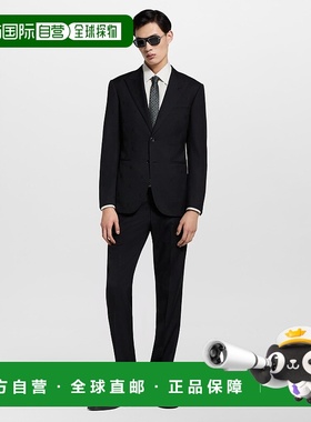 自营1h可退 欧洲直邮LV路易威登 Pont Neuf系列男士黑色羊毛logo