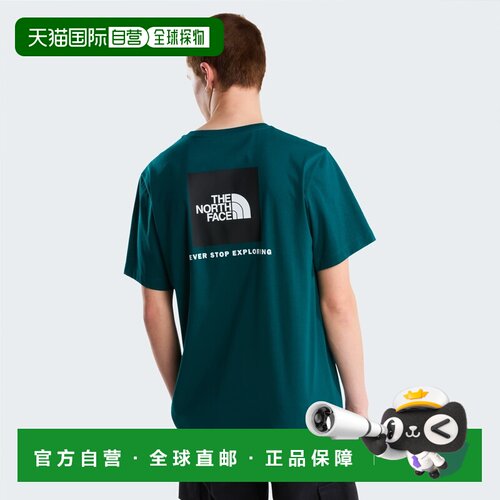 自营欧洲直邮The North Face北面 NSE Box Evolution男士印花短袖