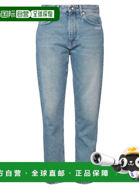香港直邮off-white 女士 牛仔长裤 blue蓝色 舒适时尚