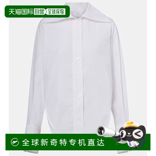 香港直邮Patou Violin 1h可退 女士 舒适时 棉府绸衬衫 white白色