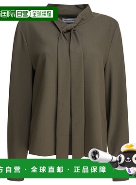 1h可退 香港直邮Self-Portrait 女士 斜纹布衫 PF25016TGGREEN