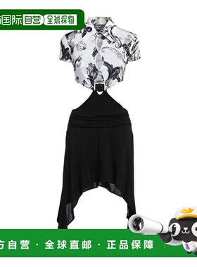 香港直邮versace 范思哲 女士 短款连衣裙 white白色 舒适时尚