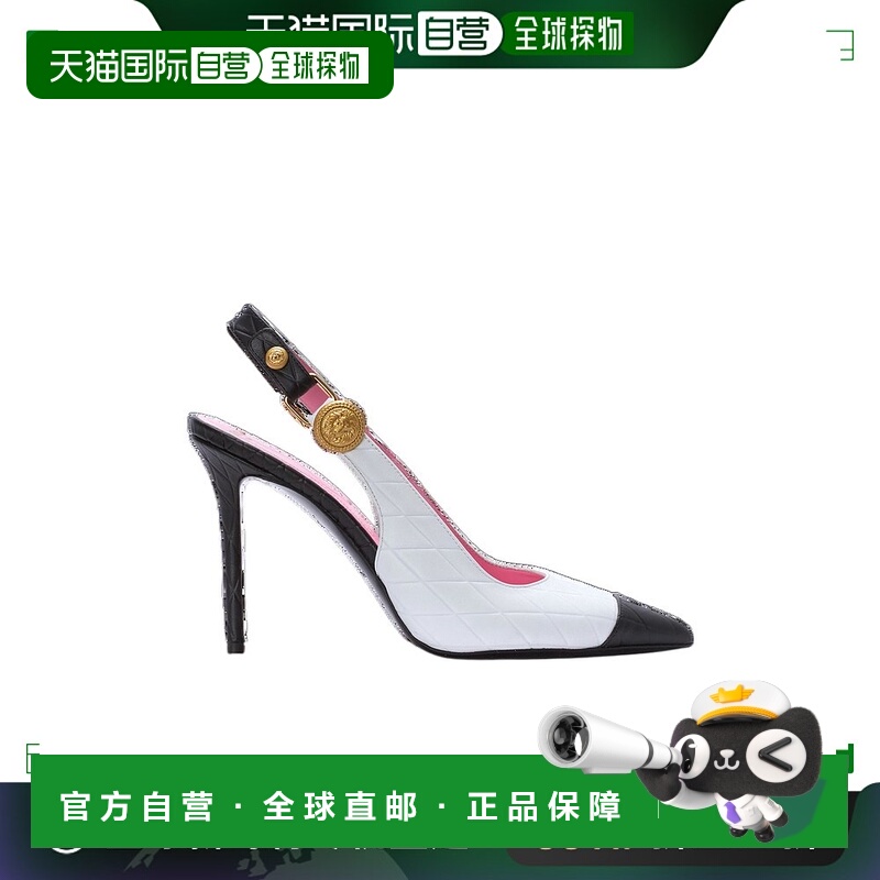 香港直邮Balmain 网格压花高跟鞋 CN0UK008LCEX