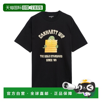 1h可退 香港直邮CARHARTT WIP 男士T恤 I03325089XX SS2024 黑色
