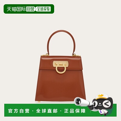 自营欧洲直邮Ferragamo菲拉格慕 Iconic Top Handle女士小号手提