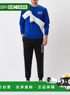 香港直邮EA7 Emporio Armani 徽标圆领卫衣长袖 3LPM04 PJCSZ