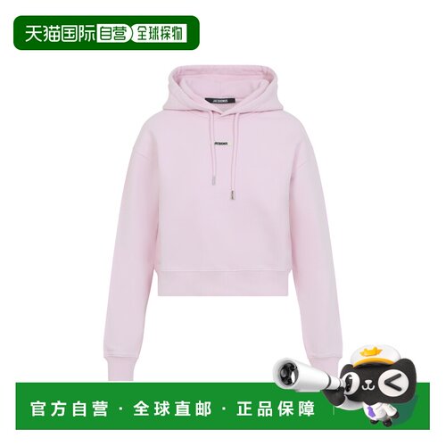 香港直邮Jacquemus 女士 粉色粘胶纤维徽标拼缀毛衣 HOW00247AJ00