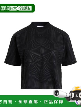 香港直邮off-white 女士 T恤 black黑色 舒适时尚