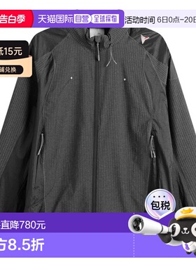 香港直邮Roa 男士 ROA Numb 细条纹连帽风衣 YBMW007FA07外套