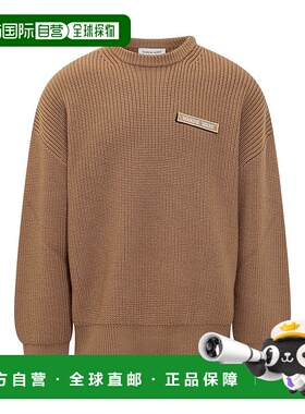 1h可退 香港直邮Marine Serre 男士 渔夫徽标贴片针织毛衣 UTK003