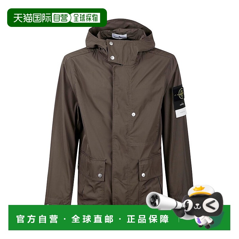1h可退 香港直邮Stone Island 石头岛 男士 Compass-Badge 連帽夾