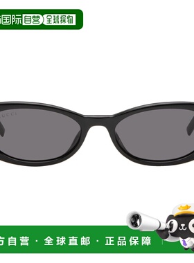 1h可退 香港直邮Gucci 古驰 女士 黑色 G String 太阳镜 GG1680S