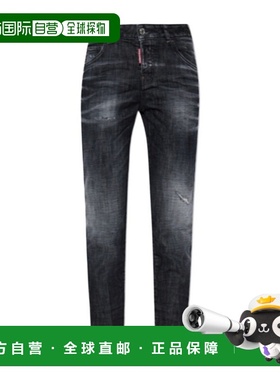 香港直邮Dsquared2 腰带袢牛仔裤 S75LB1054S30357