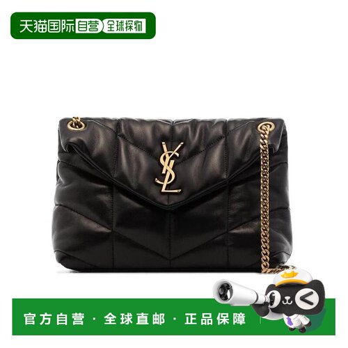1h可退 香港直邮女士 PUFFER小号绗缝羊皮手袋包 crov斜挎包