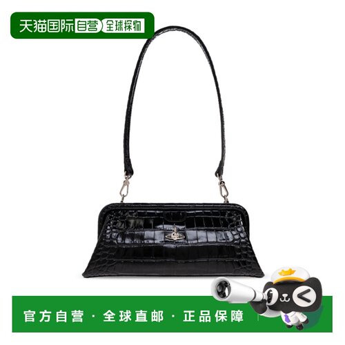 香港直邮Vivienne Westwood Jane Frame 压纹单肩包 4B01001EWL00