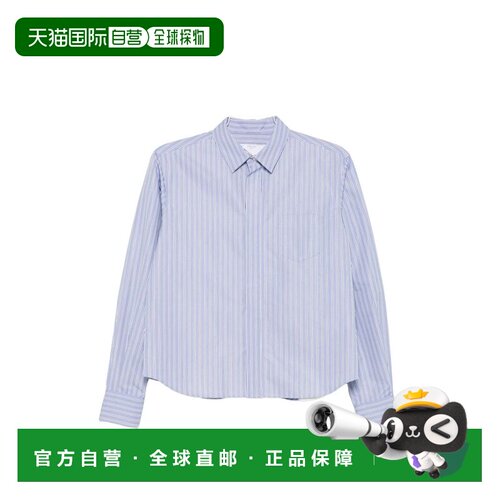 香港直邮Sacai 女士 浅蓝衬衫 SCW365 blue蓝色 舒适时尚
