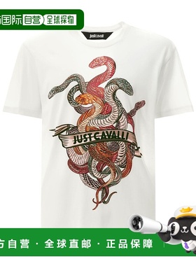 香港直邮Just Cavalli 短袖T恤 78OAHT10CJ500004