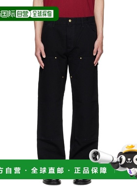 香港直邮CARHARTT WIP 男士 黑色 Double Knee 长裤 I031501