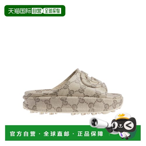 自营1h可退 Gucci 双 G 凉拖 725535JAAC6凉鞋