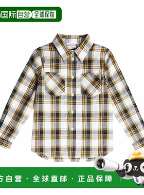 1h可退 香港直邮Bonpoint 女童 Altman 格纹棉府绸衬衫童装