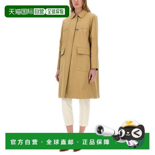 欧洲直邮FAY 女士外套 NAW5050301SWXZ0629 SS2025 浅棕色 Stretc